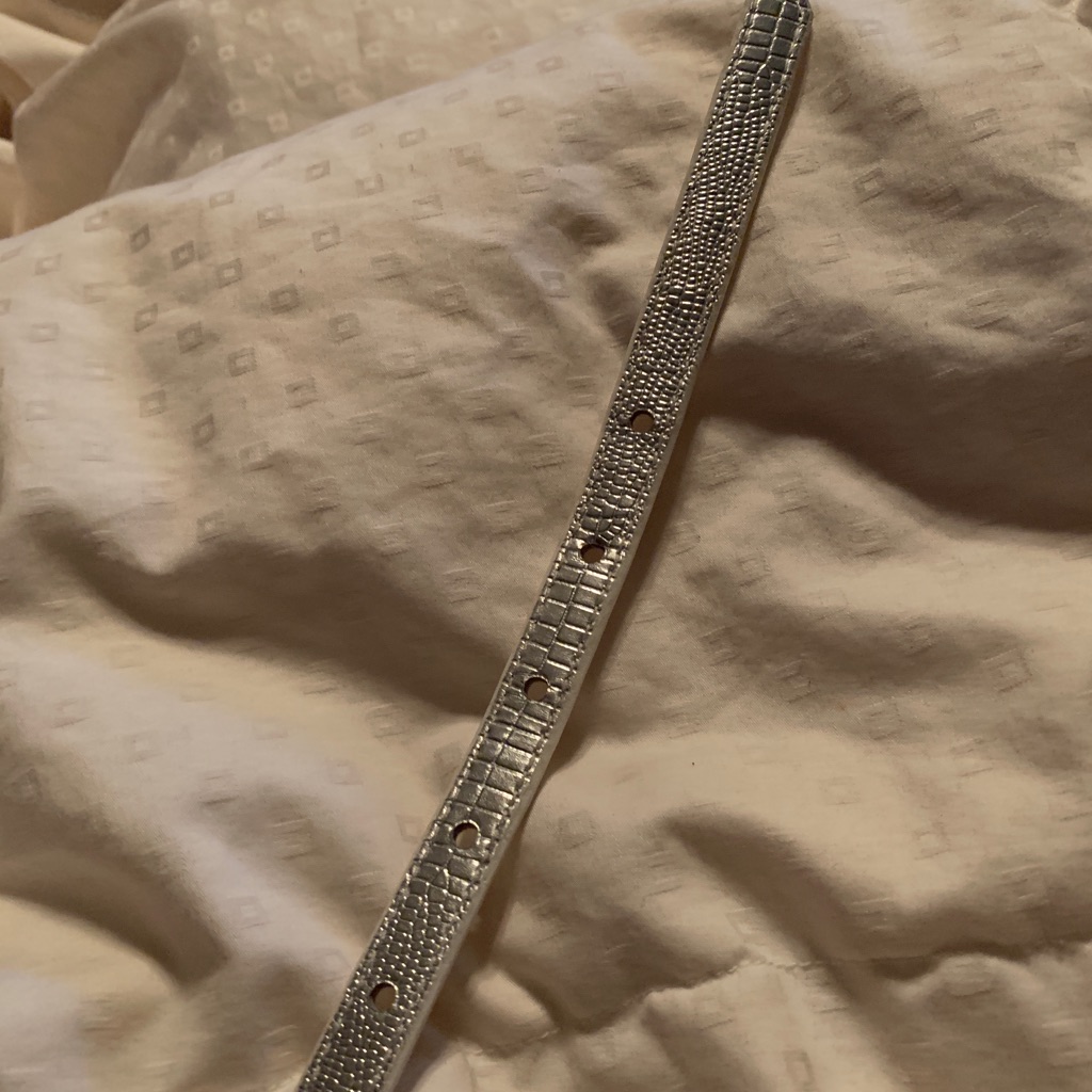 Ladies Silver Belt